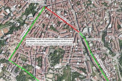 Yıldırım Namazgah Caddesi’nde tek taraflı trafik düzenlemesi