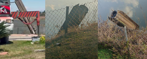 İran'dan ateşlenen mühimmat parçası Hatay'a düştü! Bakanlıktan açıklama geldi