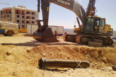 Gaziantep'e füze parçaları düştü