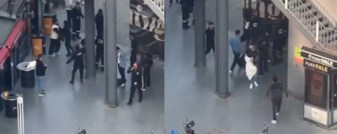 Bursa'da AVM'de iki grup arasında kavga!