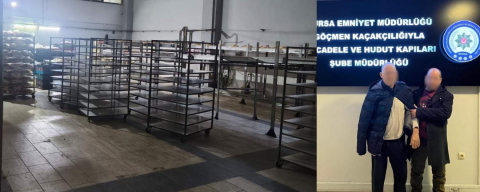 Bursa'da kaçak işçi operasyonu! 2 organizatör gözaltına alındı