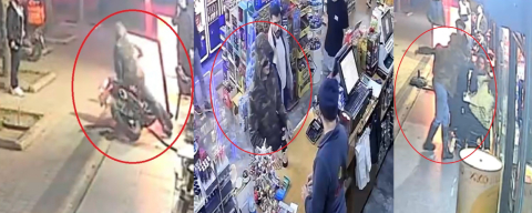 Bursa'da akılalmaz olay! Motosikletiyle kaldırıma daldı, tekel bayisinden içki alıp kadınları darp etti