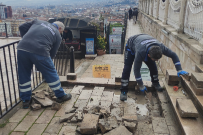 Bursa’nın tarihi kalbi Tophane Meydanı yenilendi