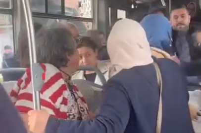 Otobüste kadınlar arasında yer kavgası! Şoförün kolunu ısırdı