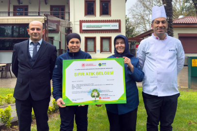 Merinospark Sosyal Tesisleri’ne sıfır atık belgesi
