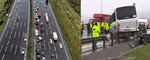 Polis servis minibüsü kaza yaptı: Şehit olduğu söylenen polis memuru kalp masajıyla hayata döndü