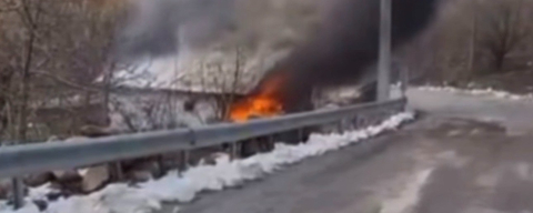 Bursa'da bağ evinde yangın çıktı