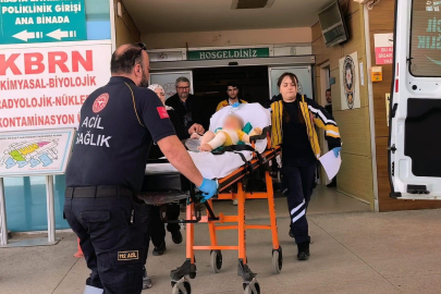 Üzerine kaynar su dökülen 9 aylık bebek ağır yaralandı