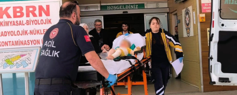 Üzerine kaynar su dökülen 9 aylık bebek ağır yaralandı