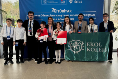 Ekol Koleji’nden TÜBİTAK 2204-B’de ilk katılımda büyük başarı