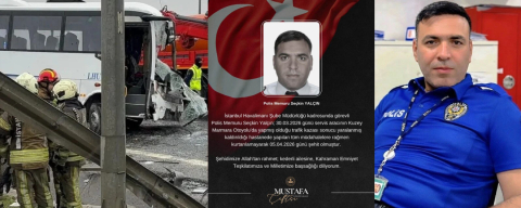 Kazada ağır yaralanan polis memuru şehit oldu