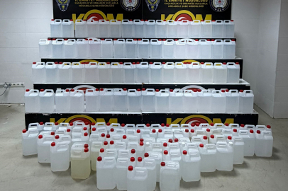 Sahte alkol operasyonu: 1 ton etil alkol ele geçirildi