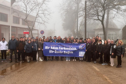Nilüfer’de doğa yürüyüşüyle kanser farkındalığı