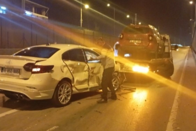 Bursa'da gece yarısı zincirleme kaza: Çok sayıda yaralı var