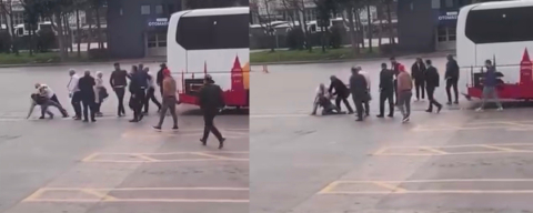 Bursa terminalinde yolcu ile şoför birbirine girdi