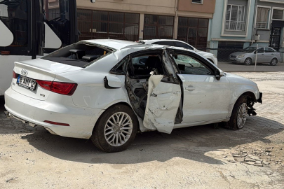 Genç sürücü takla atan araçta canından oldu