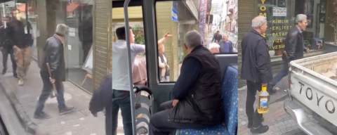 Trafikte baltalı dehşet