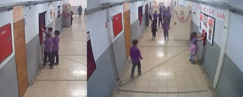 Minik yüreklerden bayrak duyarlılığı