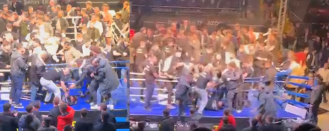 Boks şampiyonasında kavga çıktı! Ortalık birbirine girdi