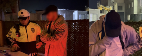 Ehliyeti kaptıran alkollü sürücü ağladı