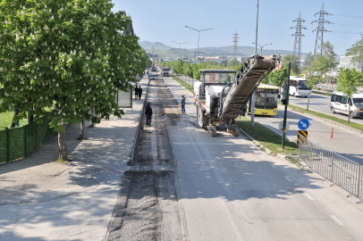 Bursa’da terminal yolunda yenileme çalışması başladı