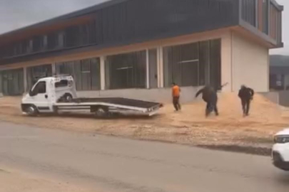 Bursa’da çekici sürücüsü ile esnaf arasında kavga! Aracı esnafın üzerine sürdü