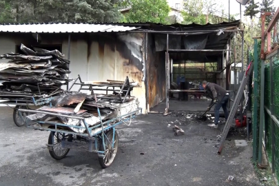 Kurban kesim alanında feci ölüm! Yanarak can verdi