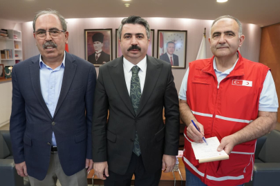 Başkan Yılmaz’dan Türk Kızılay’ına anlamlı destek