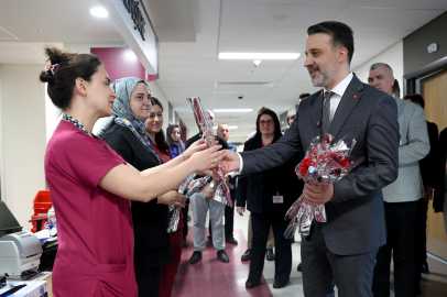 Bursa Büyükşehir’den Hemşireler Günü’nde anlamlı ziyaret