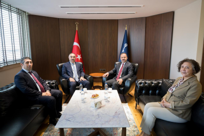 Anahtar Parti Genel Başkanı Ağıralioğlu Azerbaycan Büyükelçisi Memmedov’u ağırladı