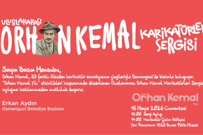 Osmangazi’de Orhan Kemal temalı uluslararası sergi