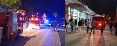 Bursa'da sporcu kamp merkezinde yangın çıktı