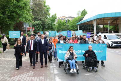 Nilüfer’de Engelliler Haftası’nda farkındalık yürüyüşü