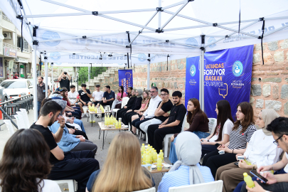 Başkan Erol gençlerin taleplerini dinledi