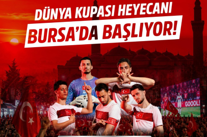 Bursa’da milli heyecan dev ekrana taşınıyor