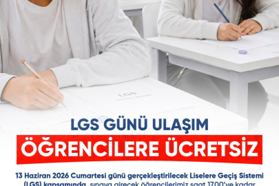 Bursa'da sınav günü toplu taşıma öğrencilere ücretsiz