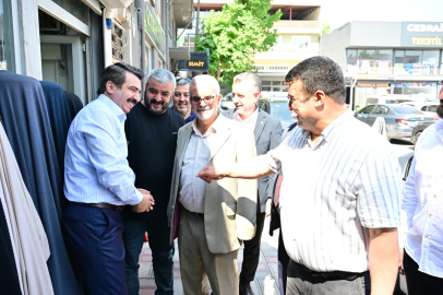 Başkan Oktay Yılmaz esnafın nabzını tuttu