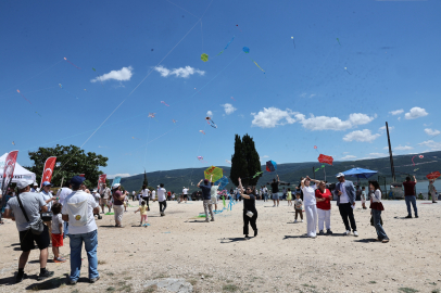 Gölyazı semalarında renkli uçurtmalar yükseldi