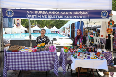 Kadın emeği Gazi Orhan Parkı’nda vatandaşla buluştu