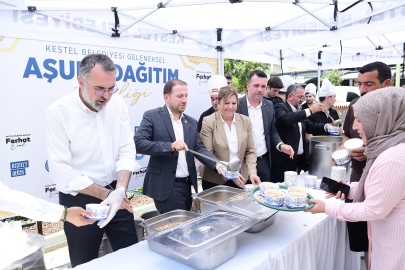Kestel’de aşure kazanları birlik ve bereket için kaynadı