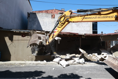 Osmangazi Belediyesi'nden kaçak yapılaşmaya karşı kararlı mücadele