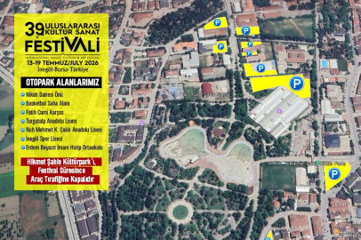 İnegöl Kültür Sanat Festivali öncesi trafik düzenlemesi