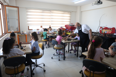 Ormanın hazineleri çocukların hayal gücüyle şekilleniyor