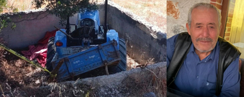 Traktörün altında kalan yaşlı adam hayatını kaybetti