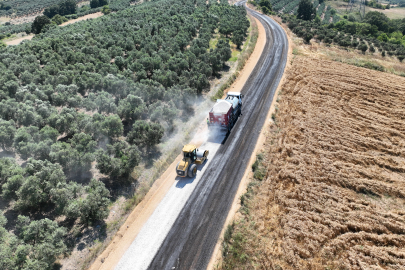 Mudanya’nın kırsal mahallelerinde yol seferberliği