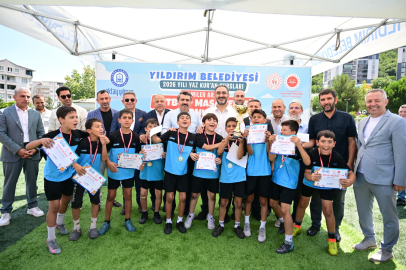 Yıldırım'da camiler arası turnuvada ödüller sahiplerini buldu