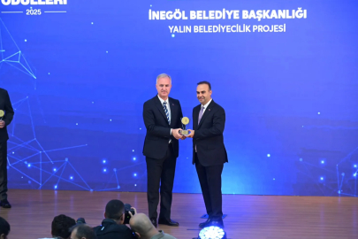 İnegöl Belediyesi’ne “Yalın Belediyecilik” ödülü