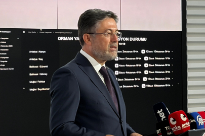 Tarım ve Orman Bakanı Yumaklı: "115 yangına müdahale ettik. Yangınlardan 110'unu kontrol altına aldık"