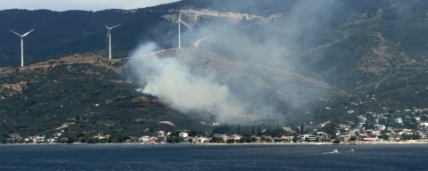 Balıkesir'deki orman yangınına neden olan şüpheli gözaltına alındı