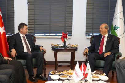 Başkan Aydın KKTC 5. Cumhurbaşkanı Tatar'ı ağırladı